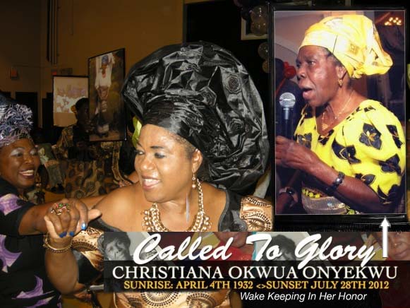 Tina Ahaneku's mom celebrated
